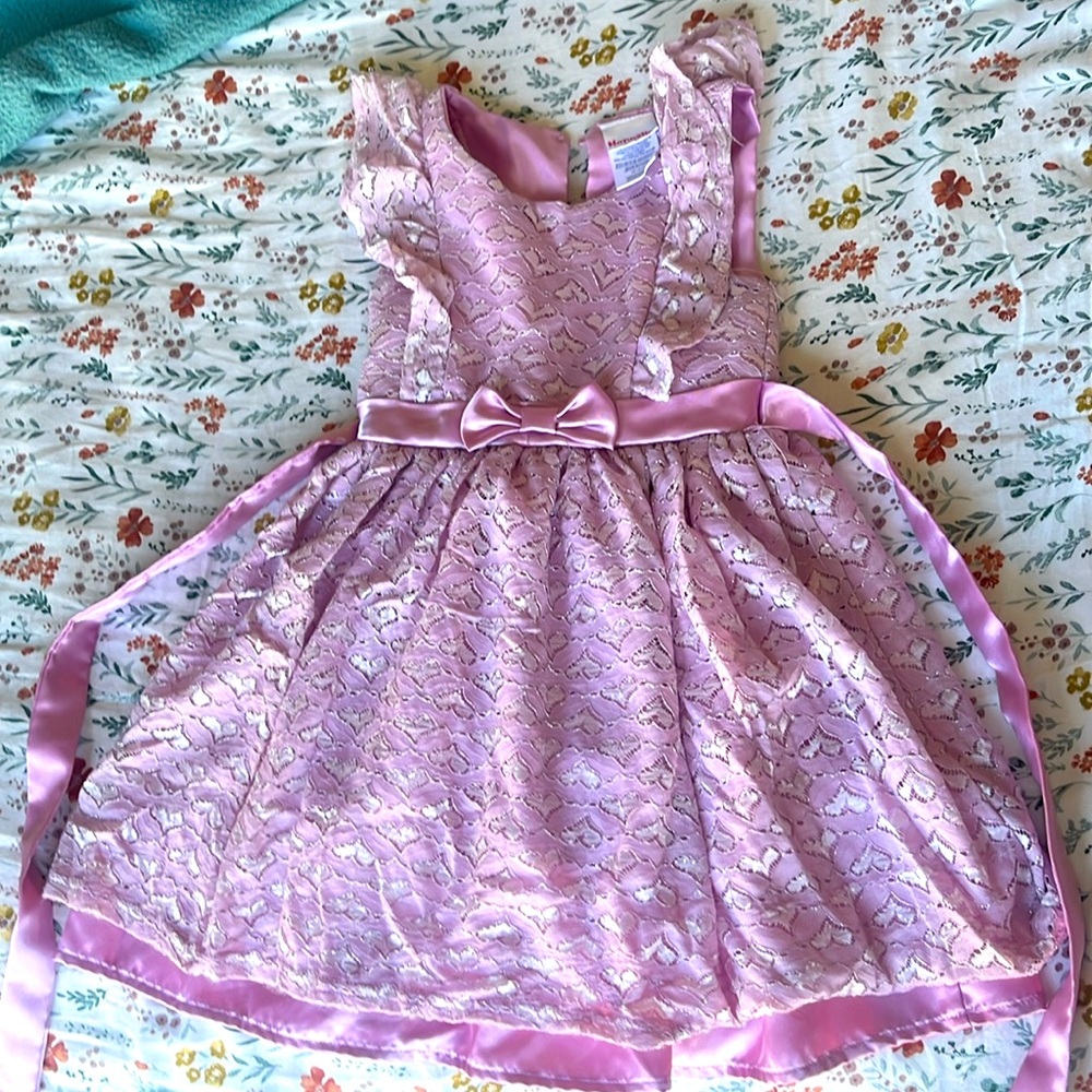 Nannette dress, size 4, color light pink